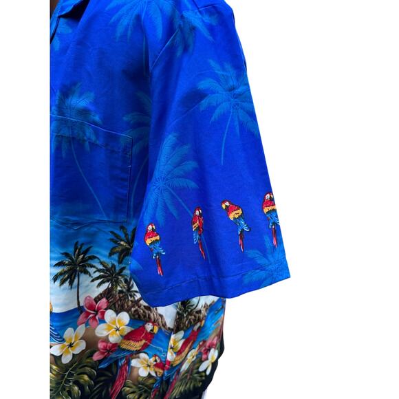 VINTAGE HAWAIIAN SHIRT PACIFIC LEGEND COTTON ALOHA SHIRT - Picture 3 of 9